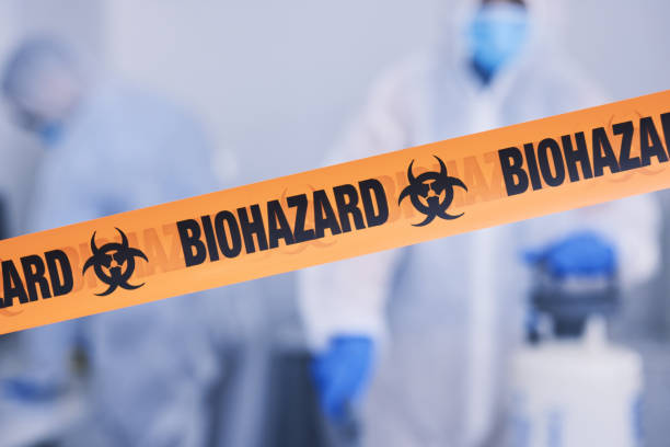 Professional Biohazard technician working in Lockhart, FL